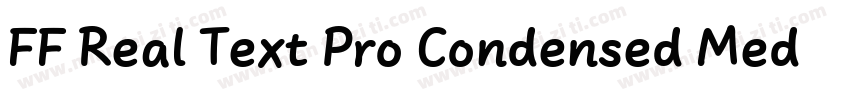 FF Real Text Pro Condensed Medium字体转换